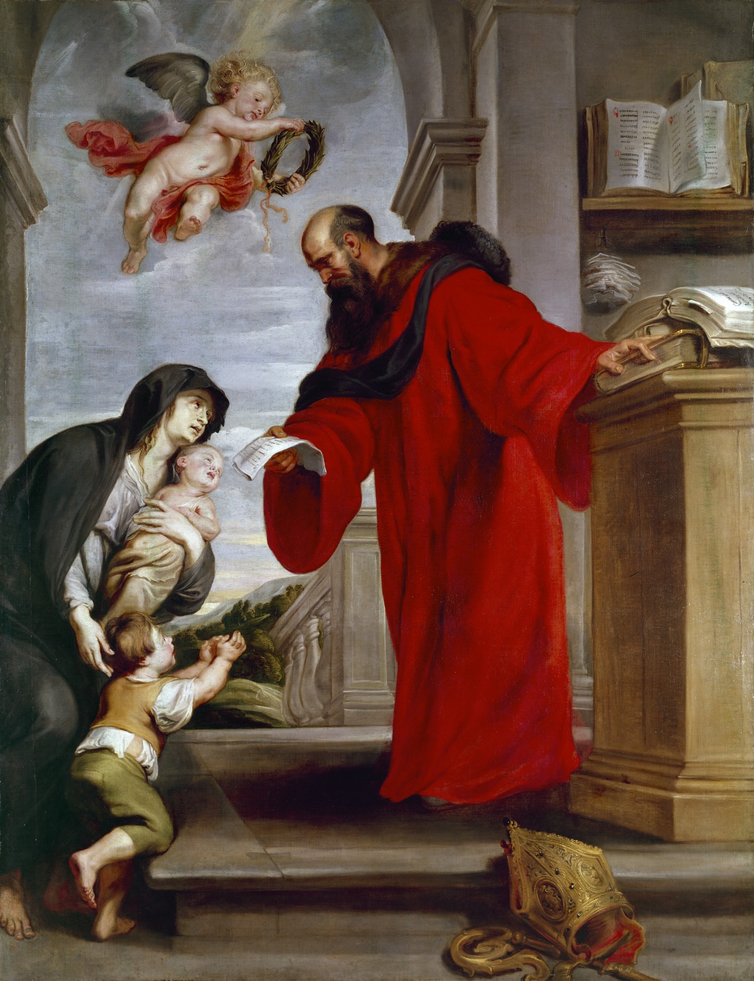 Peter Paul Rubens, Saint Ives of Treguier, Patron of Lawyers, Defender of Widows and Orphans
