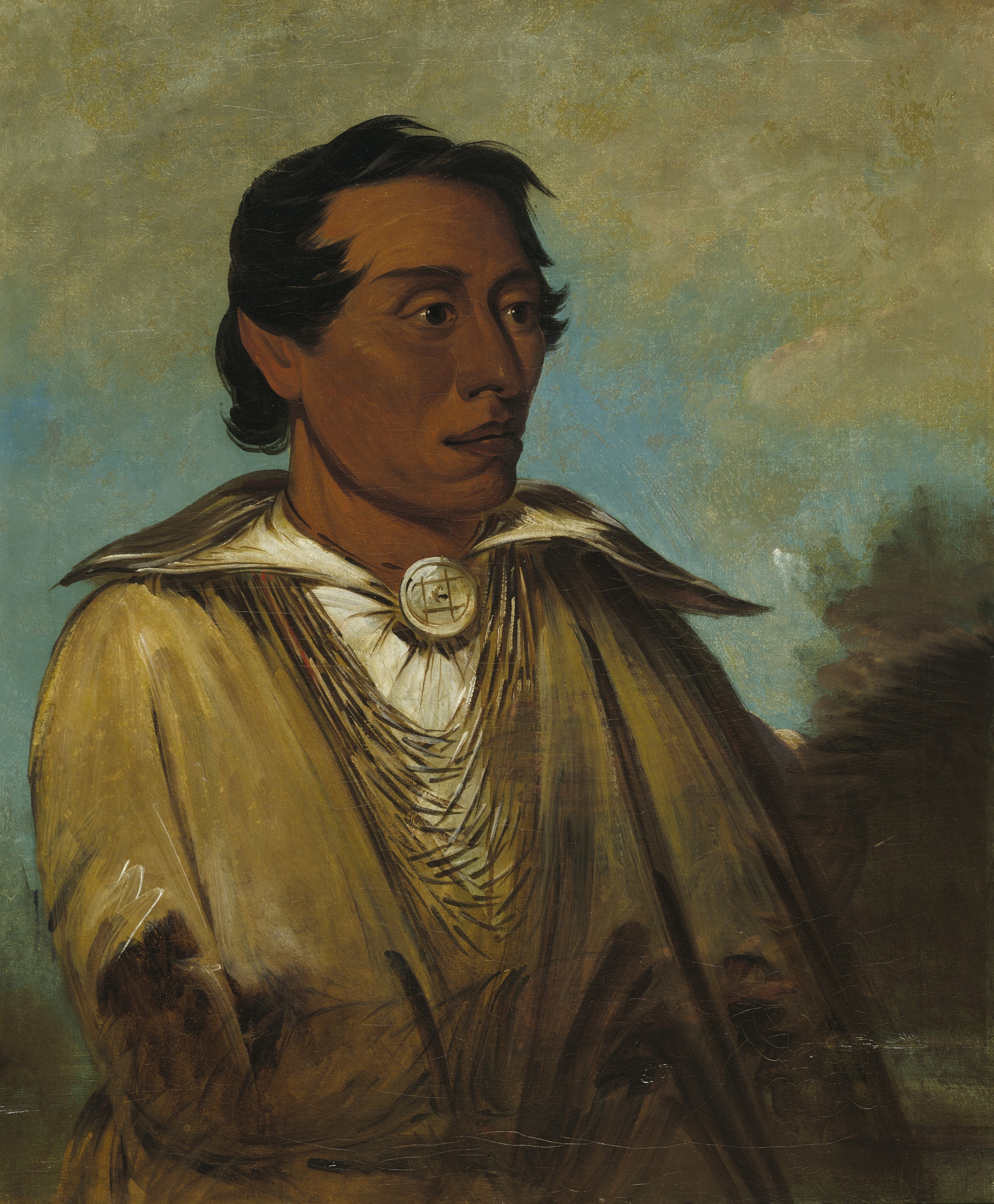 George Catlin, Kee-án-ne-kuk, Foremost Man, Chief of the Tribe