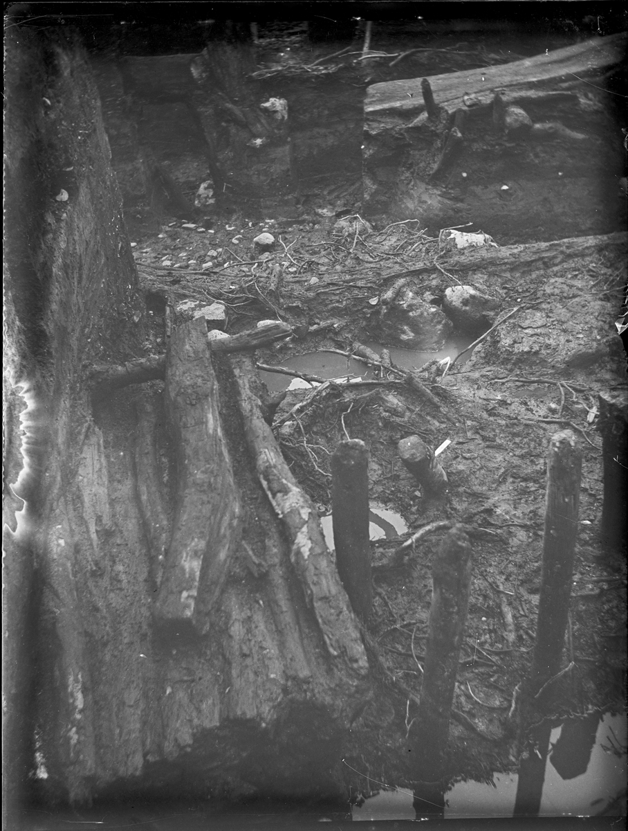 Okänd,, Archaeological excavation, Studentholmen, Uppsala 1907
