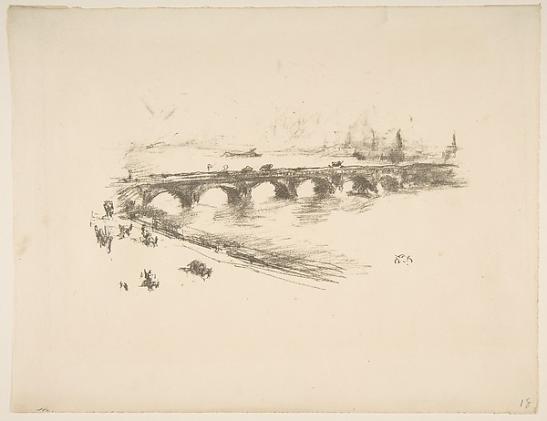 James McNeill Whistler, Evening, Little Waterloo Bridge