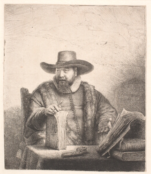 Rembrandt van Rijn, Mennoniterpræsten Cornelis Claesz Anslo
