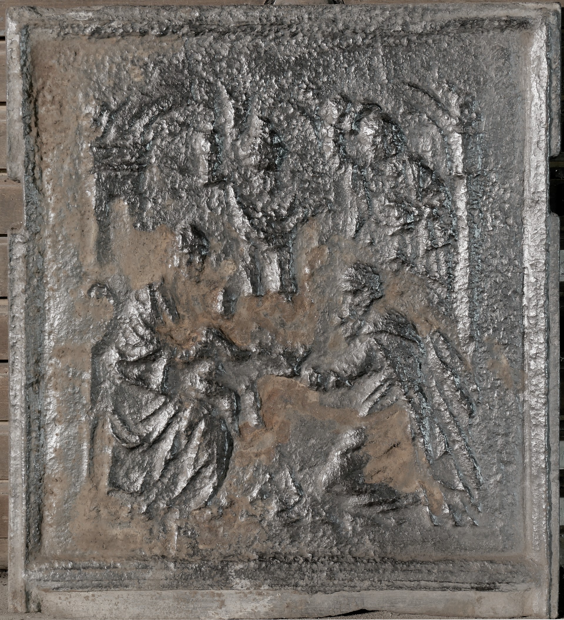 Unknown artist, Ofenplatte, Anbetung der Könige