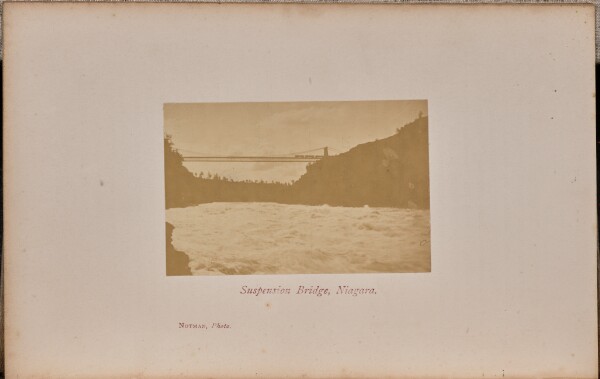 William Notman, Suspension Bridge, Niagara