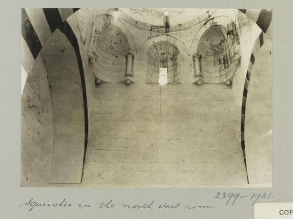 K.A.C. Creswell, Squinches in the Shrine of al-Husayn, Aleppo
