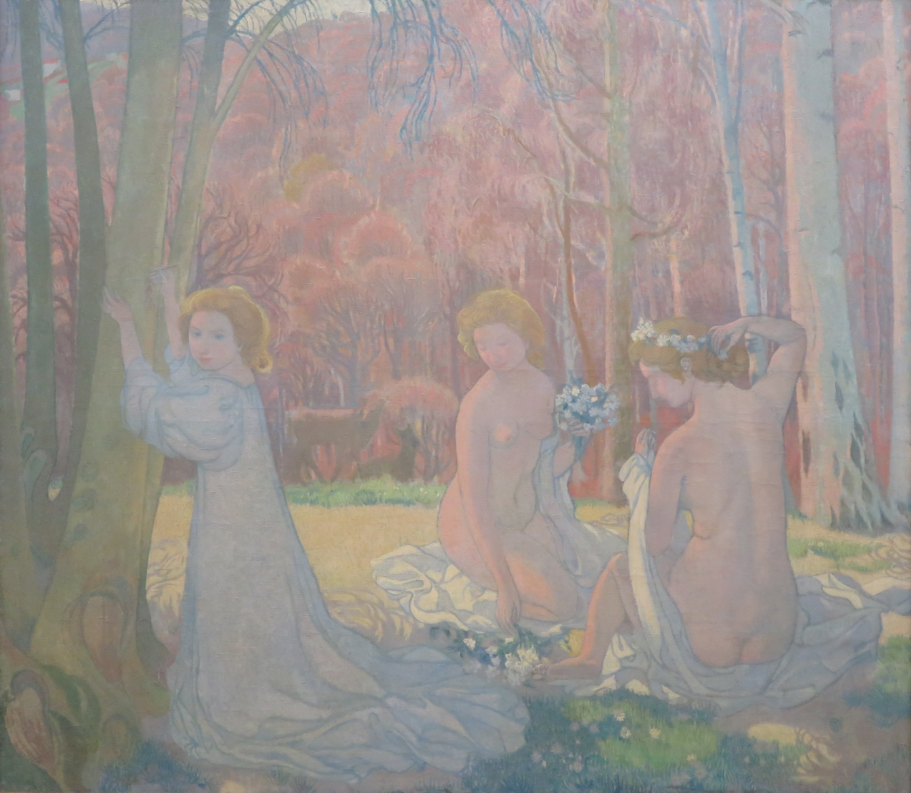 Maurice Denis, Figures in a Spring Landscape (Sacred Grove)