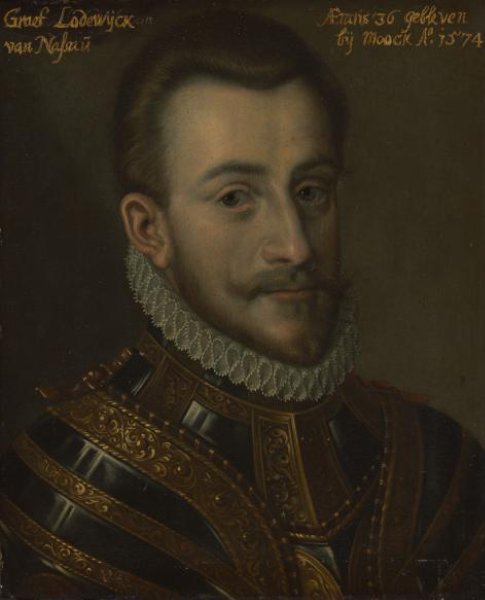 anonymous, Portrait of Lodewijk (1538-74), Count of Nassau