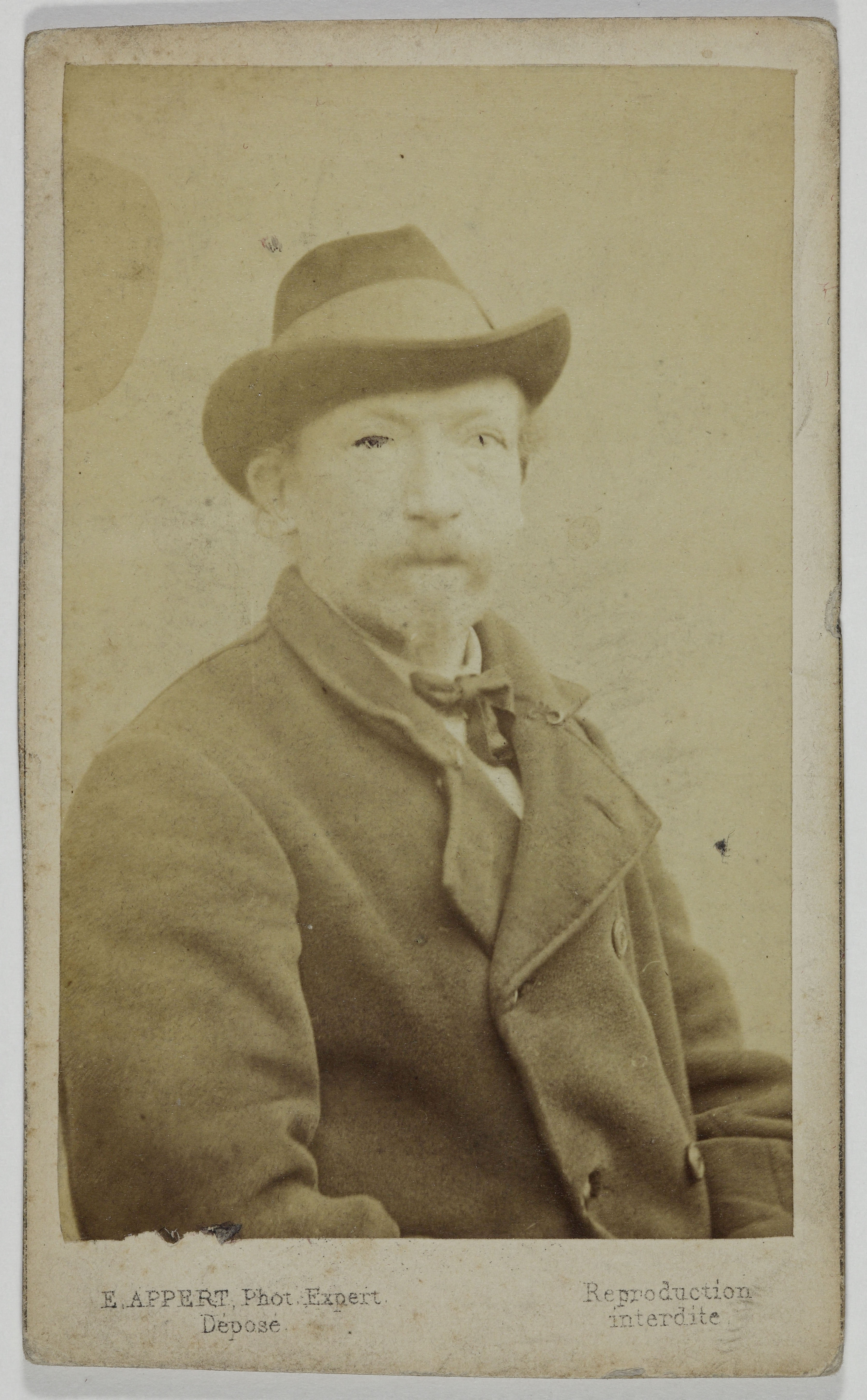 Ernest Charles Appert, Portrait d’Aldenhoff, (-1871), (membre de la Commune, condamné à mort)