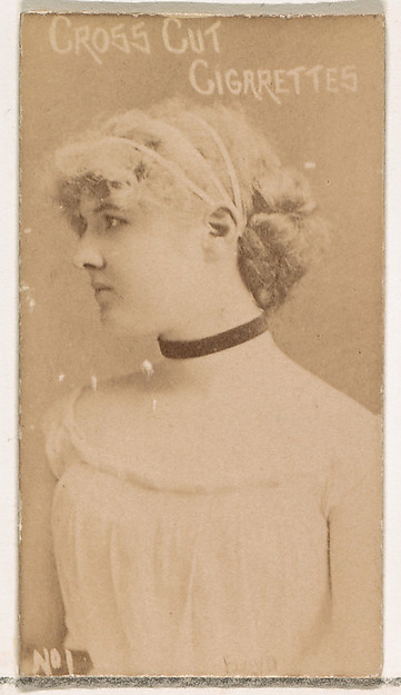 W. Duke, Sons & Co., Card Number 1, from the Actors and Actresses series (N145-1) issued by Duke Sons & Co. to promote Cross Cut Cigarettes