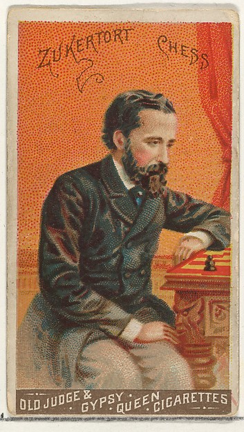 Goodwin & Company, Zukertort, Chess, from the Goodwin Champion series for Old Judge and Gypsy Queen Cigarettes