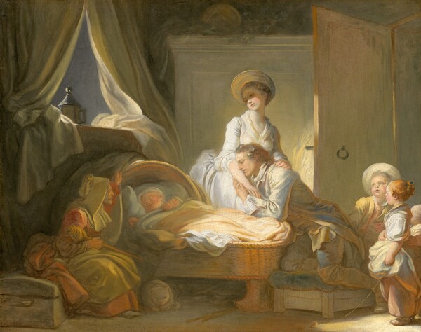 Jean Honoré Fragonard, The Visit to the Nursery