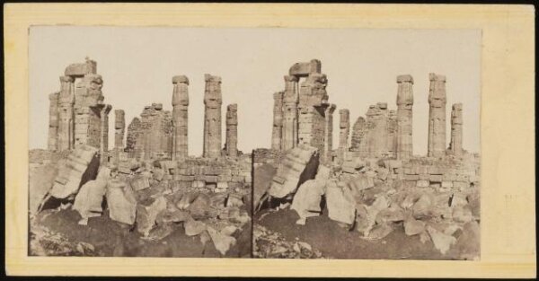 Francis Frith, Columns in Egypt