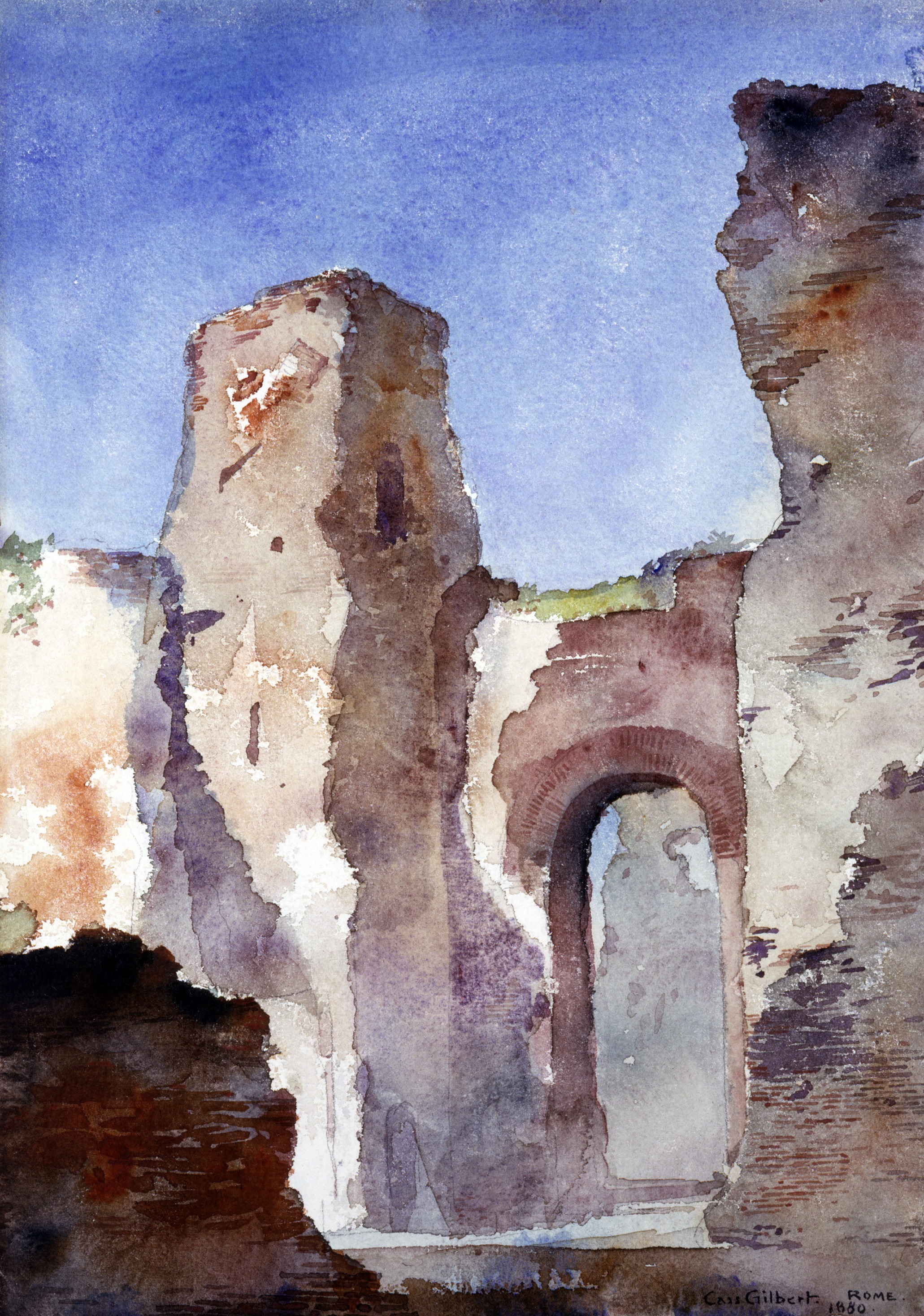 Cass Gilbert, Baths of Caracalla, Rome