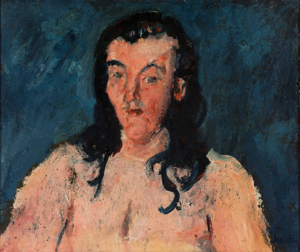 Chaim Soutine, Torse au fond bleu