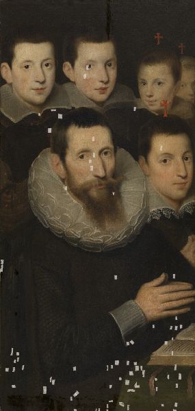 Cornelis de Vos, Donor with Five Sons