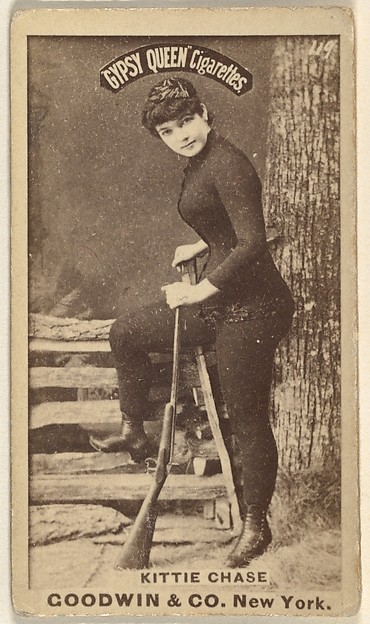 Goodwin & Company, Kittie Chase, from the Actors and Actresses series (N171) for Gypsy Queen Cigarettes