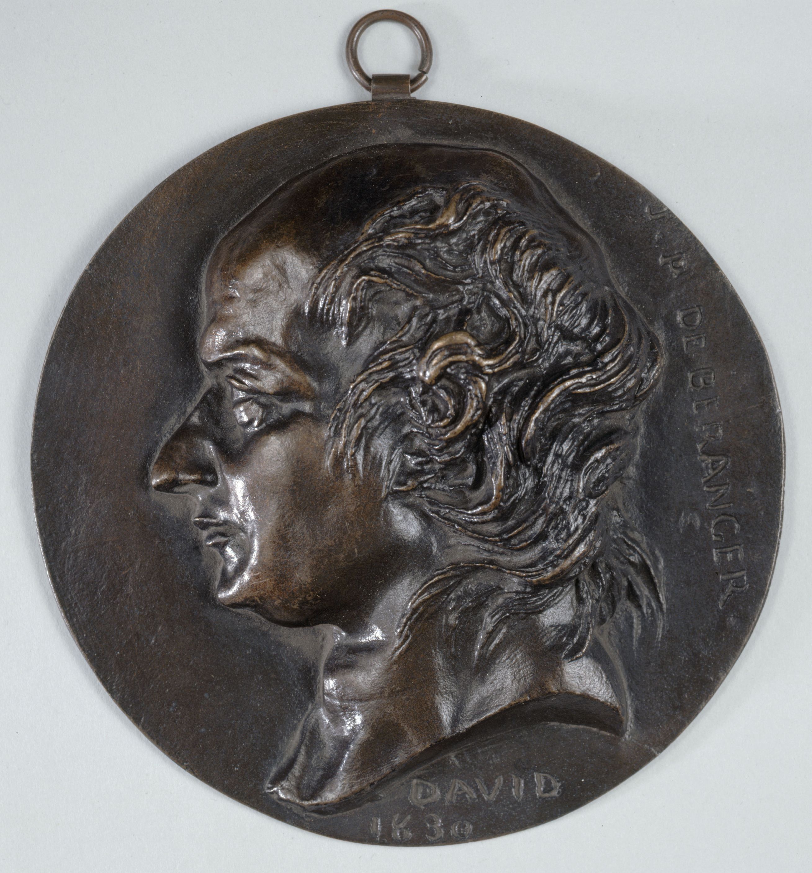 David d'Angers, Portrait de Pierre-Jean de Béranger (1780-1857), chansonnier