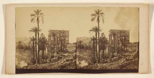Francis Frith, [The Smaller Temple at Philae]