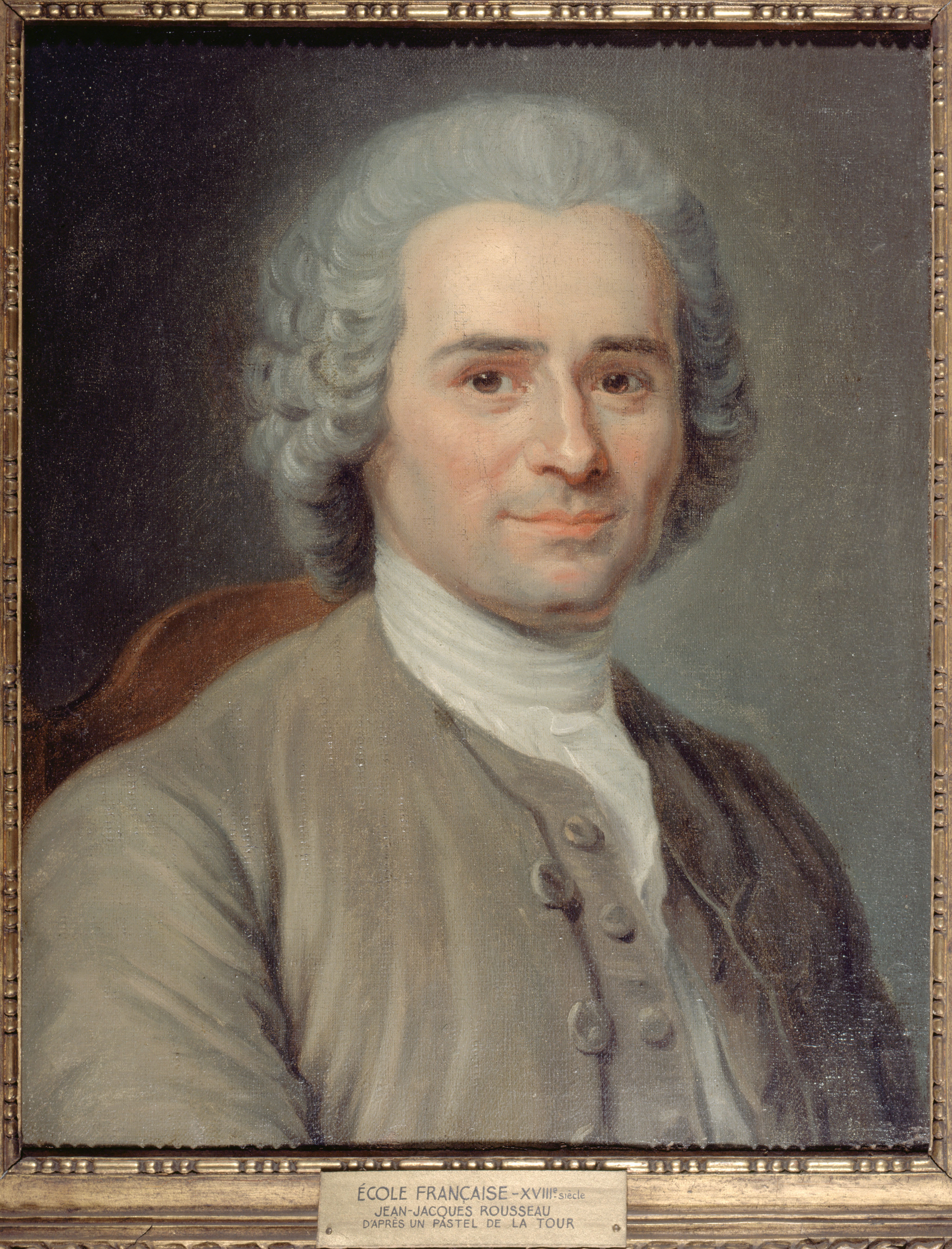 Anonyme, Portrait de Jean-Jacques Rousseau (1712-1778), écrivain et philosophe