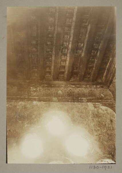 K.A.C. Creswell, Ceiling and cornice in the Madrasa al-Ghannamiyya, Cairo