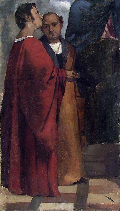 Eilif Peterssen, SS Cosmas and Damian. Copy after Tizian