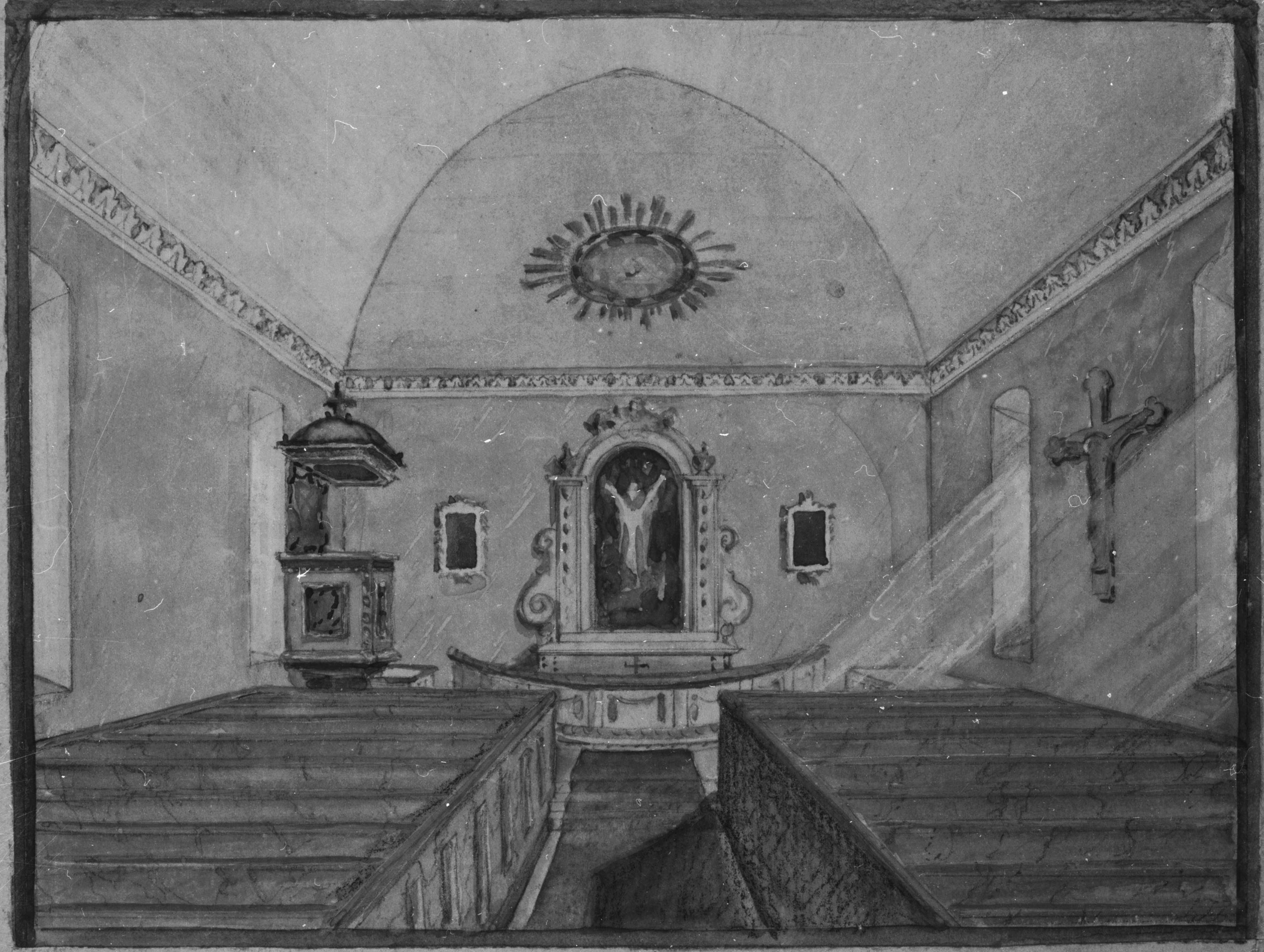 Nils Lagergren, Odensjö kyrka