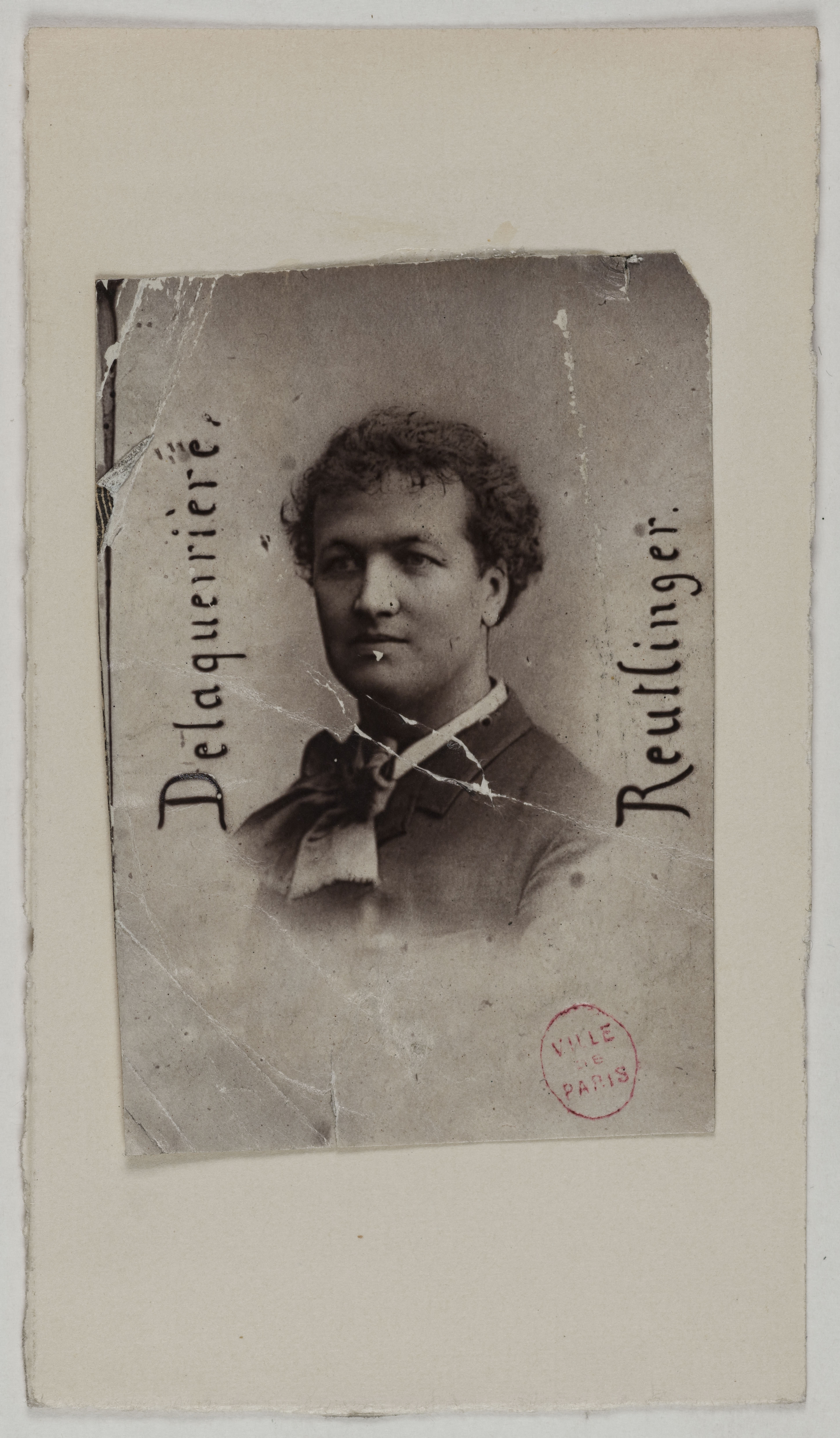 Charles Reutlinger, Portrait de Delaquerrière, (acteur)
