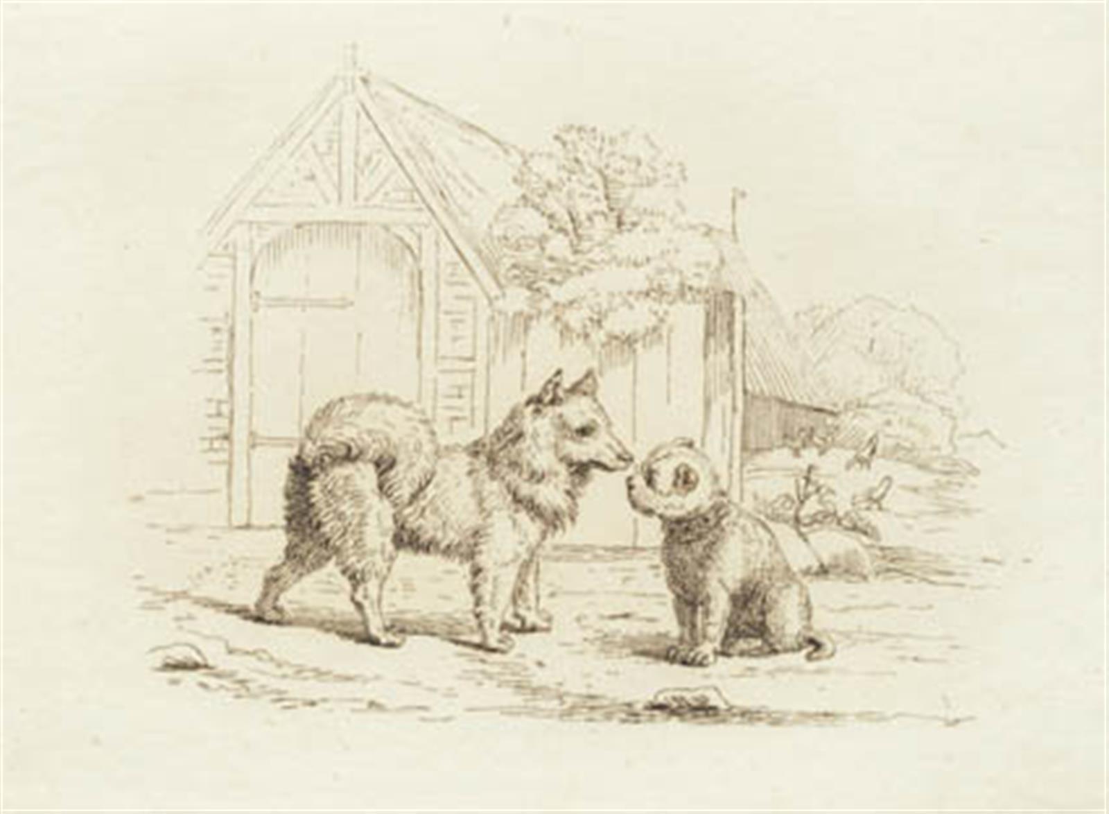 Martinus Rørbye, Illustration til "Halvhundrede Fabler for Børn" af Hey