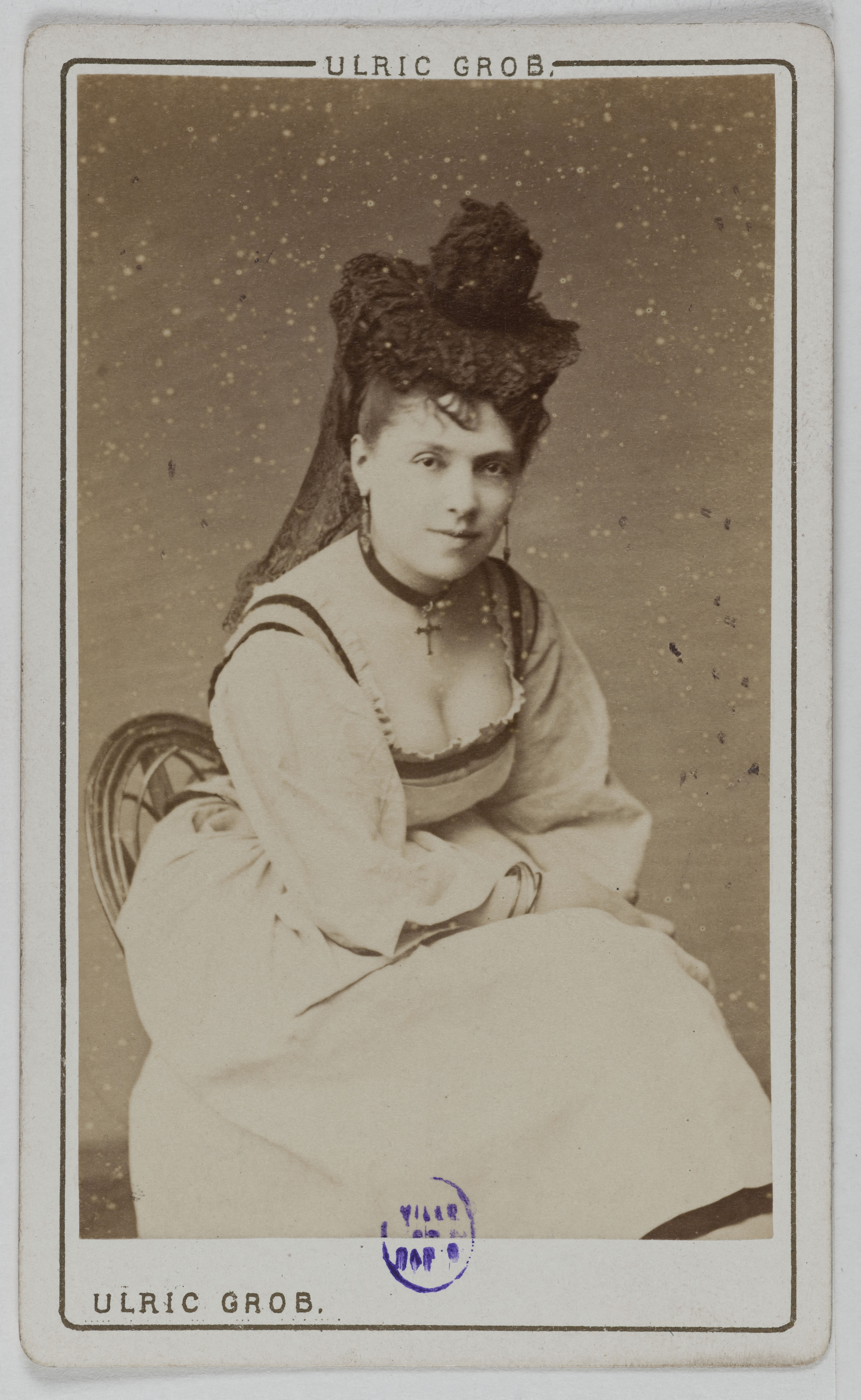 Ulric Grob, Portrait de Marie Leroux, (actrice)