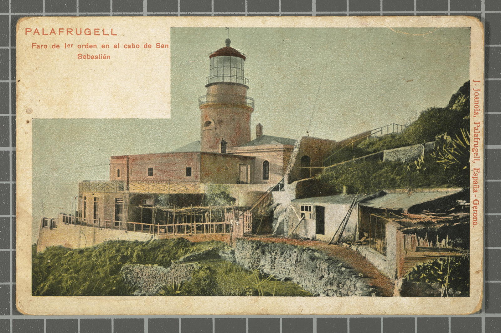 Desconegut, Palafrugell. Faro de 1er orden en el cabo de San Sebastián