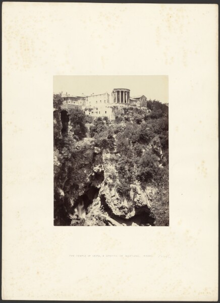 Giorgio Sommer, The Temple of Vesta and Grotto of Neptune