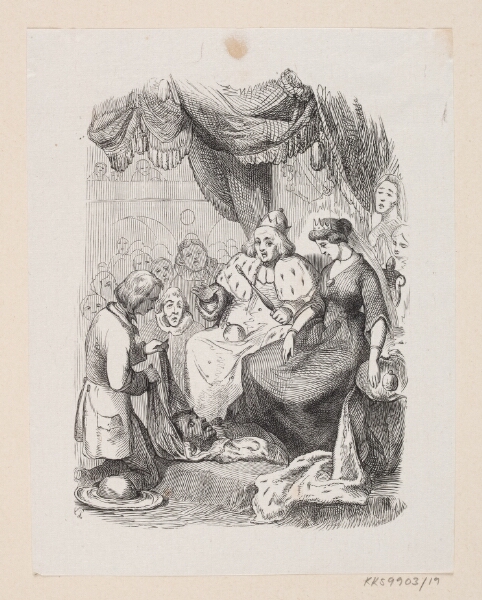 H.P. Hansen, Illustration til "Reisekammeraten" i H.C. Andersen, "Eventyr og Historier", Bind 1