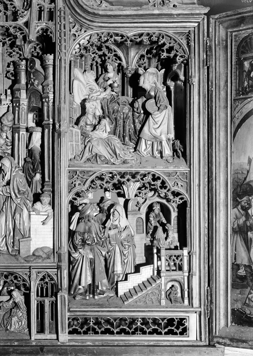 Paul Sandberg, Detalj av altarskåp i Uppsala domkyrka, Uppsala 1933