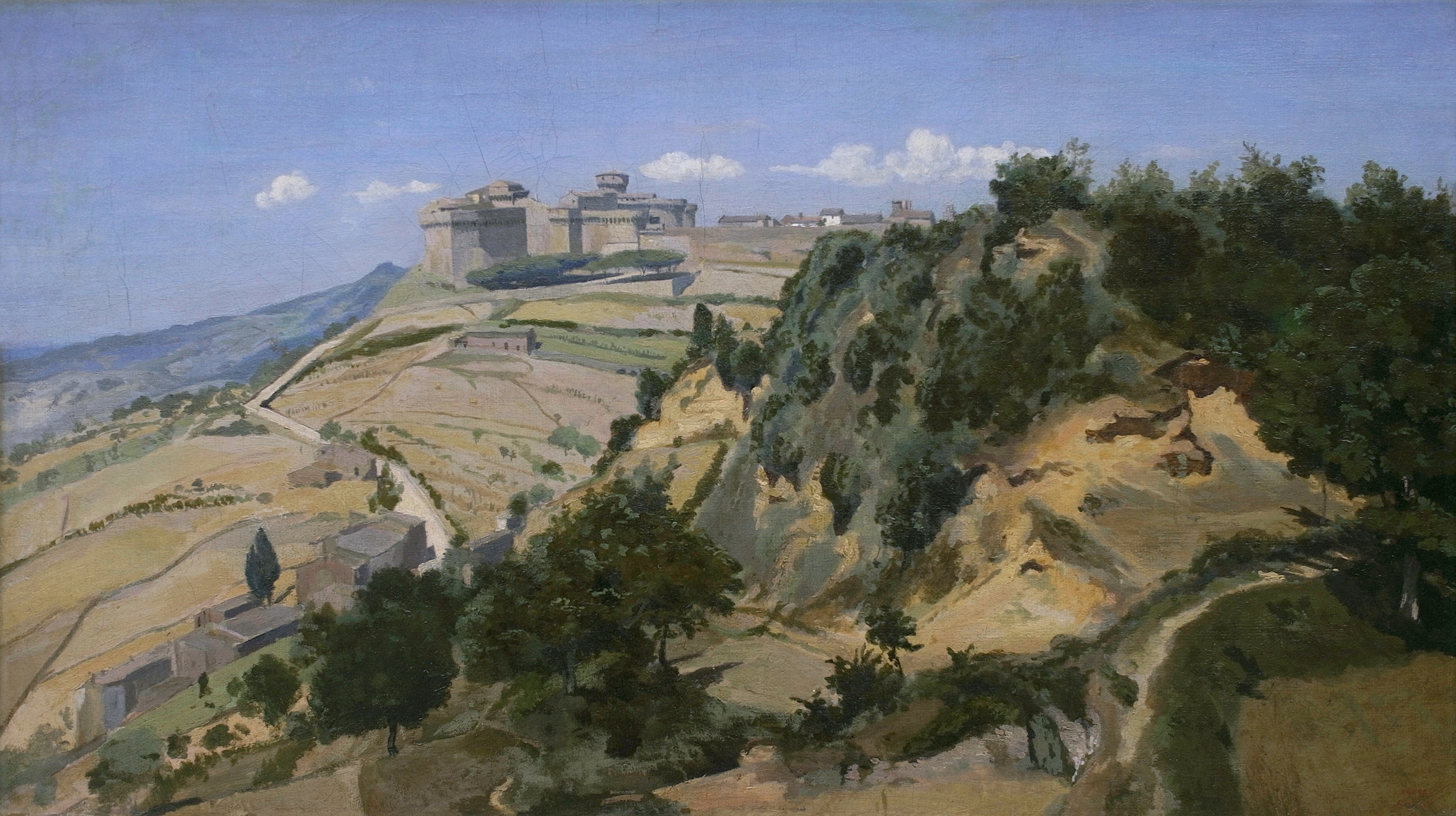 Jean-Baptiste Camille Corot, View of Volterra