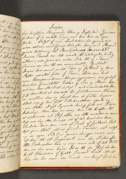 Johan Thomas Lundbye, Dreyer. Dagbog. Side 93