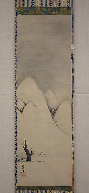 Kano Sansetsu 狩野山雪, Winter Landscape