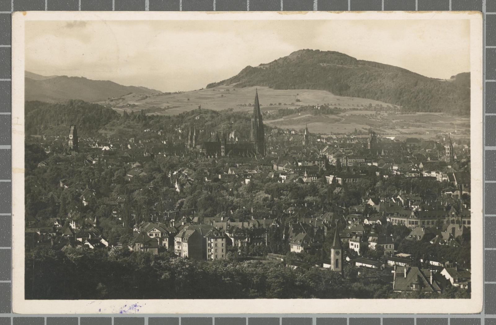 Desconegut, Freiburg e. Br. vom Jágerhäusle gesehen