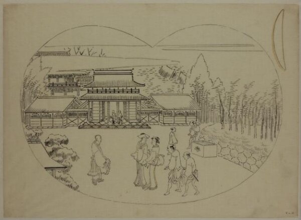 Katsushika Hokusai, Fashionable Places in Edo