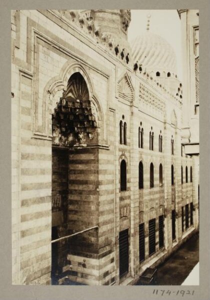K.A.C. Creswell, Façade of the funerary madrasa of the Mamluk Amir Uljay al-Yusufi, Cairo