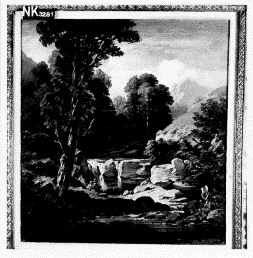 August Seidel, Boslandschap met waterval