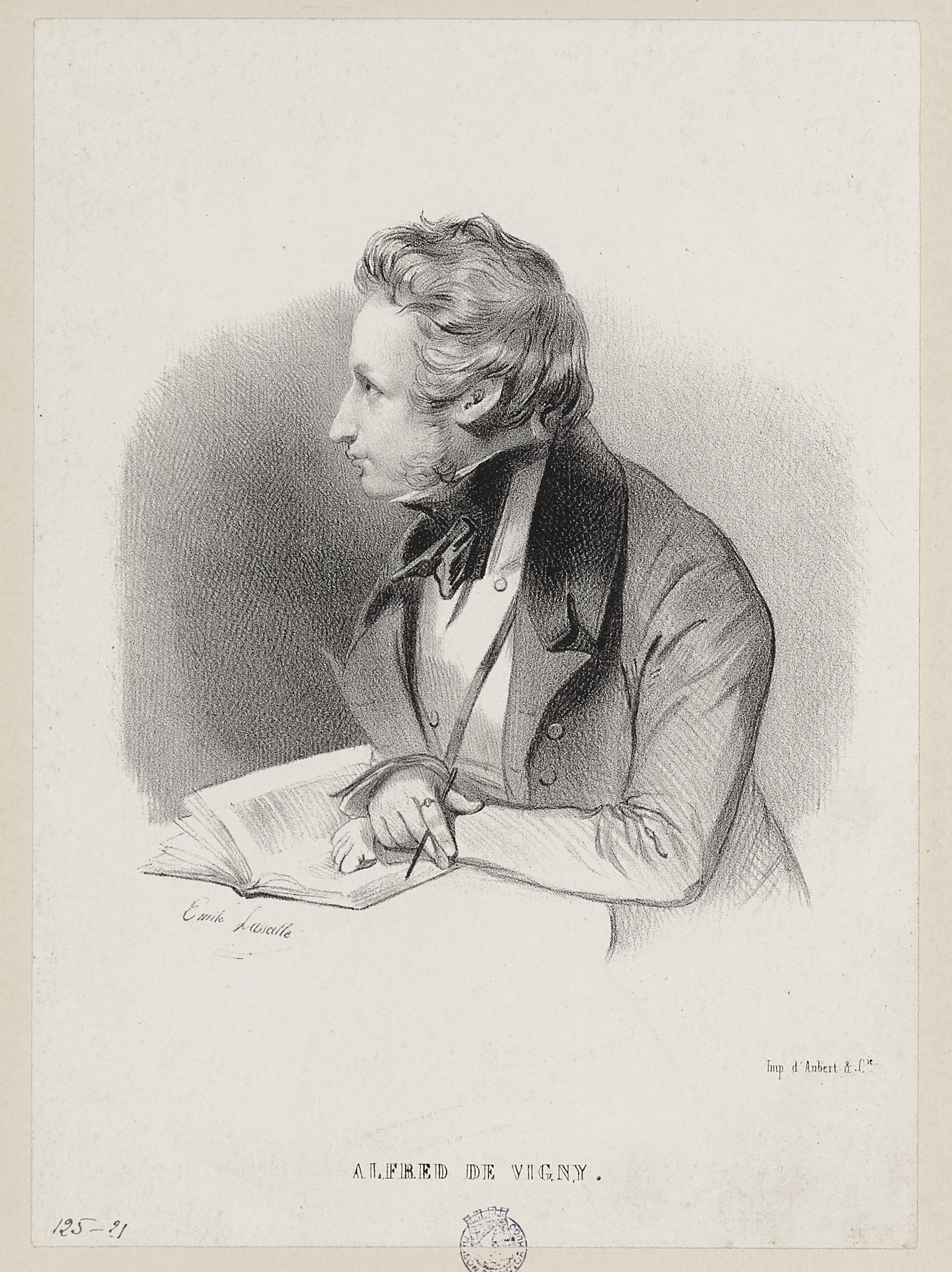 Emile Lassalle, Alfred de Vigny
