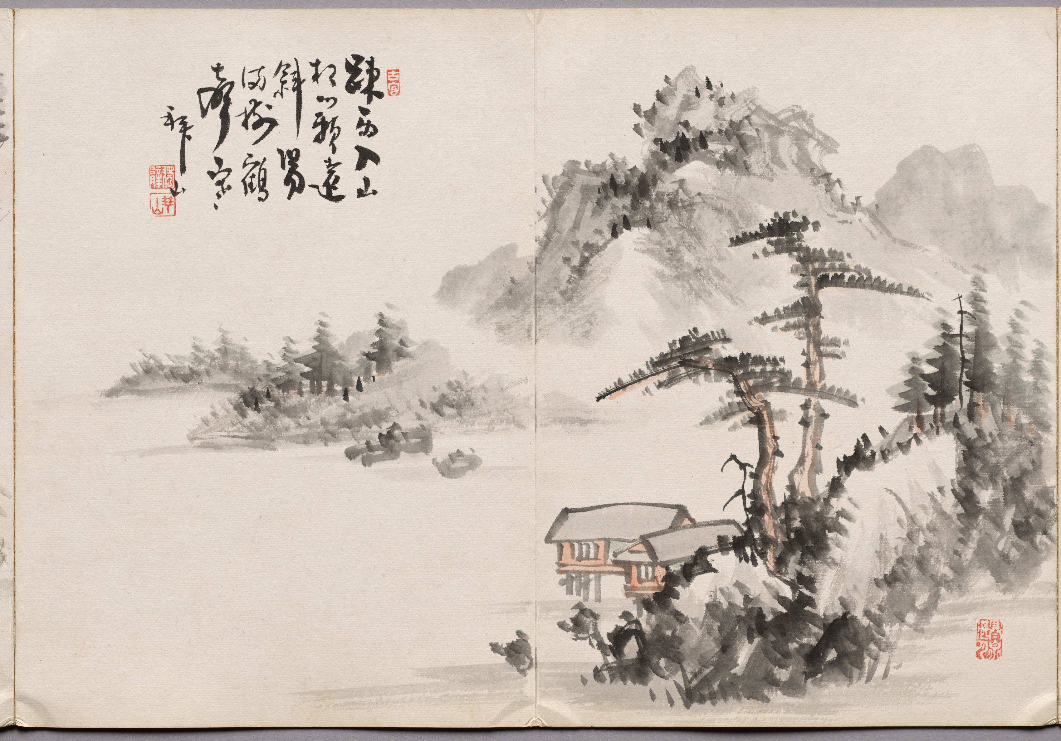Yoshitsugu Haizan, Painting One from Album of Paintings by Haizan