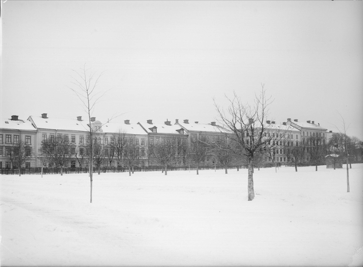 Alfred Dahlgren, The School Street from the North, Fjärdingen district, Uppsala 1901 - 1902