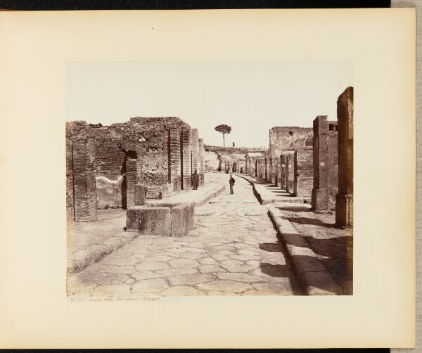 Giorgio Sommer, Strada della Abbondanza (Pompei)