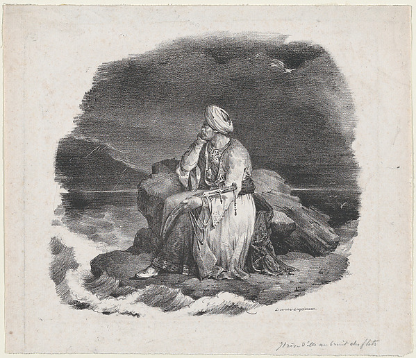 Théodore Géricault, I Dream of Her to the Sound of the Waves
