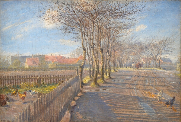 Theodor Philipsen, En allé. Kastrup