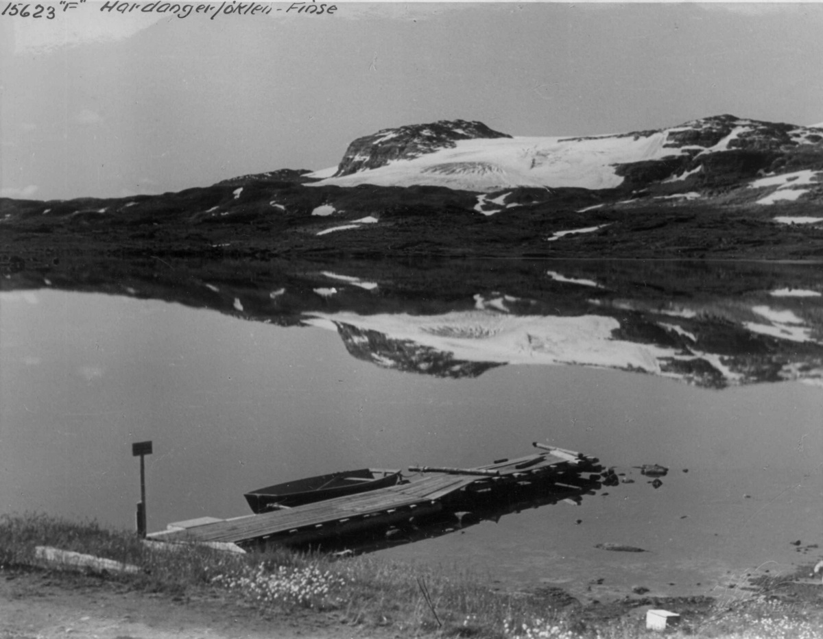 Anders Beer Wilse, Wilse original, Hardangerjokulen, Finsevatnet