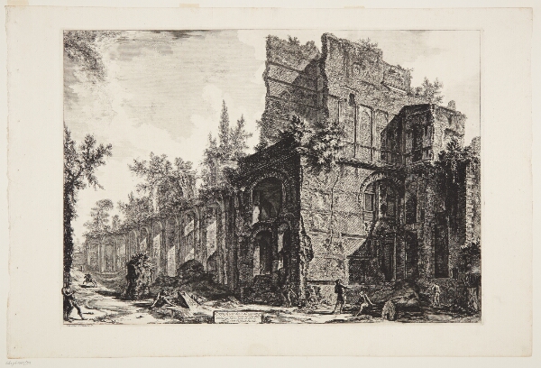 Giovanni Battista Piranesi, Ruinerne af det såkaldte "Prætorie" ved Hadrians Villa