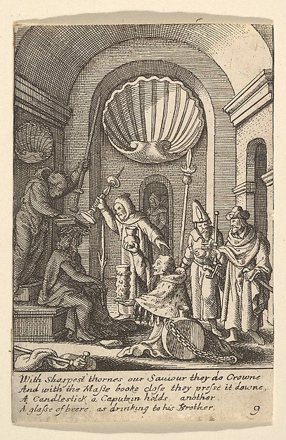 Wenceslaus Hollar, The mocking of Christ