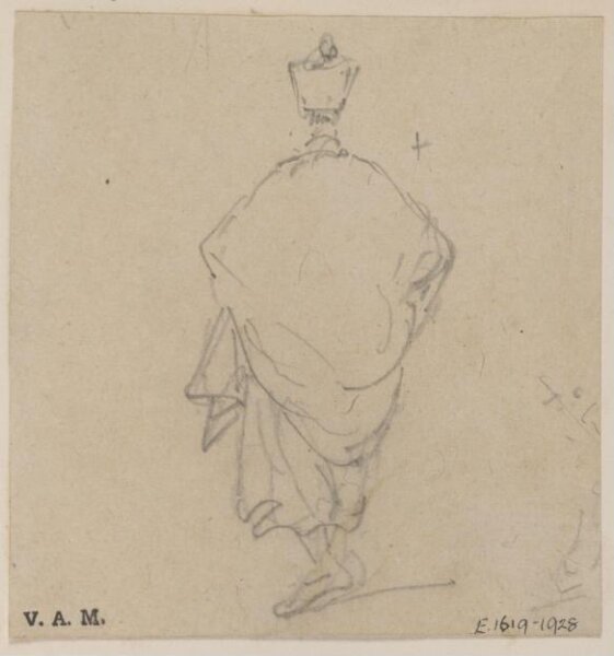 George Chinnery, A priest seen from behind