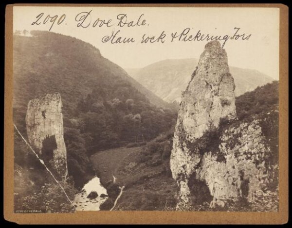 Francis Frith, Dove Dale.  Ilam rock & Pickering Tors